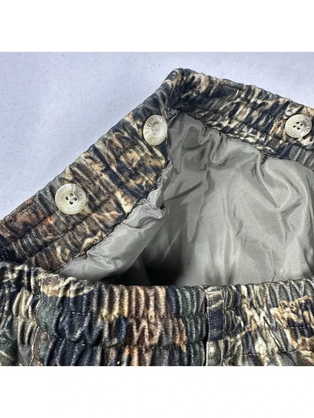 Columbia Hunting Pants Men M Camo 30x32 Omni Tech Hunting Seclusion 3D NWOT